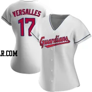 Zoilo Versalles Women's Cleveland Guardians White Authentic Home Jersey